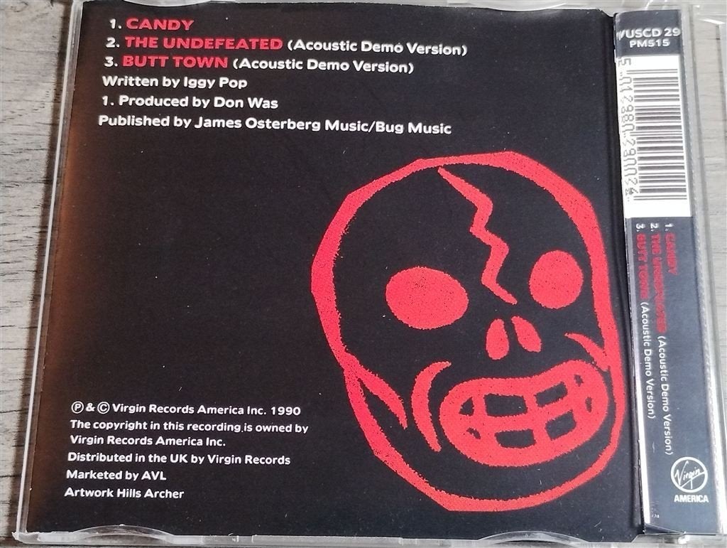 Iggy Pop ‎– Candy [CD Single], Ophalen of Verzenden, Zo goed als nieuw, Pop