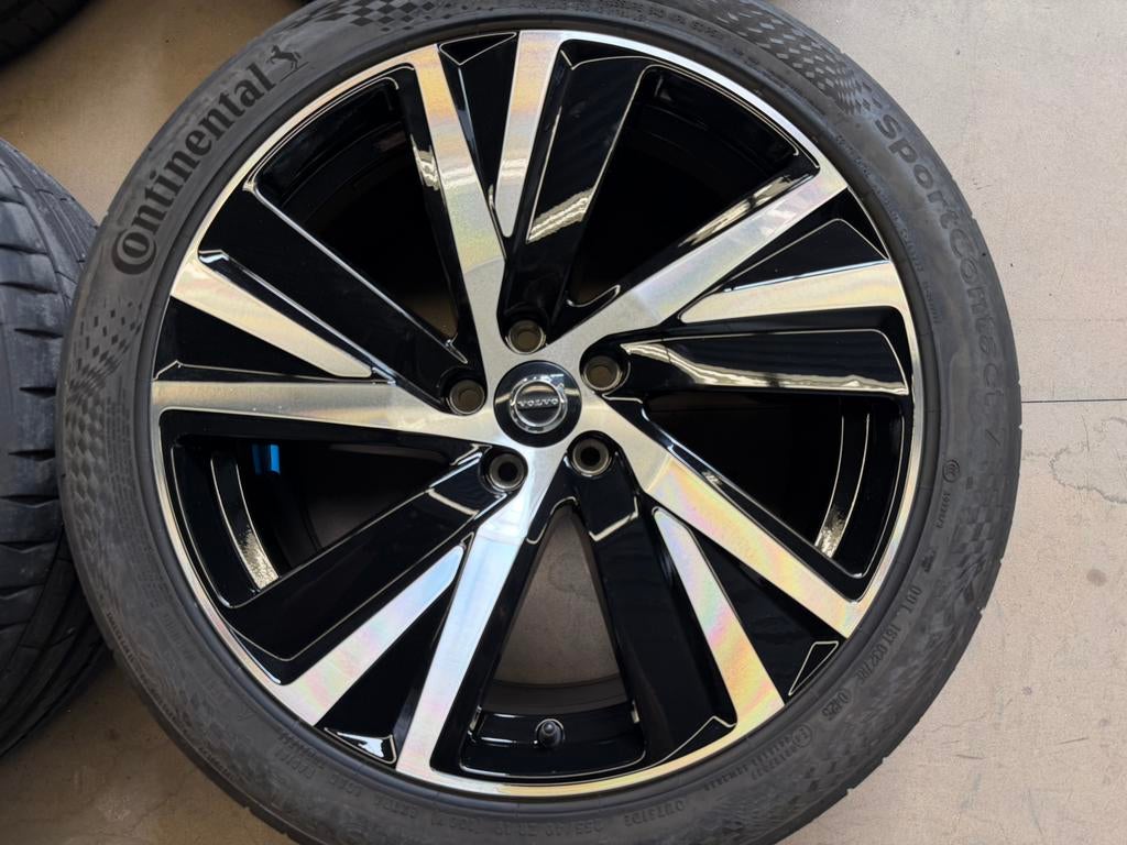 19 inch Origineel Volvo V90 S90 velgen met zomerbanden, Auto-onderdelen, Banden en Velgen, 19 inch, Gebruikt, 255 mm, Banden en Velgen