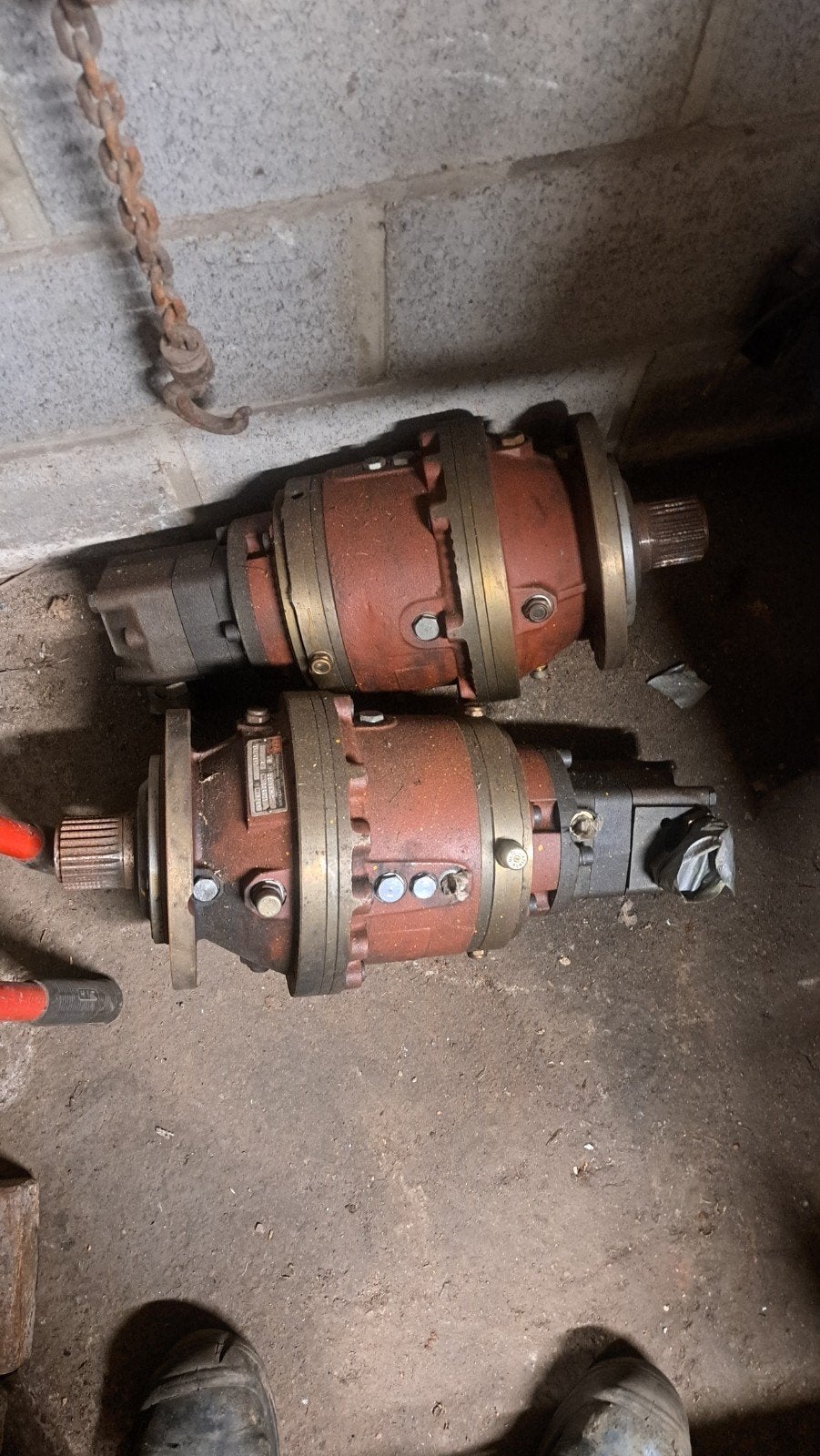 Reggiana Riduttori Tandwielkast met Danfoss Hydrauliekmotor, Ophalen of Verzenden