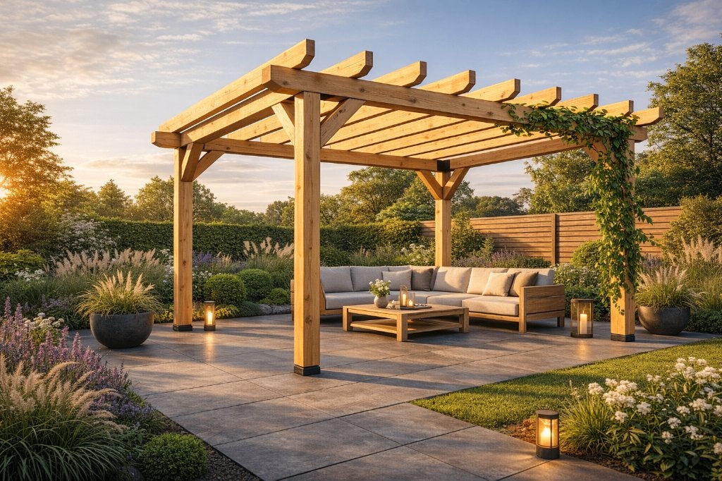 DOUGLAS PERGOLA OP MAAT – BOUWPAKKET | BEZORGEN & MONTAGE, Ophalen, Nieuw, Overige typen