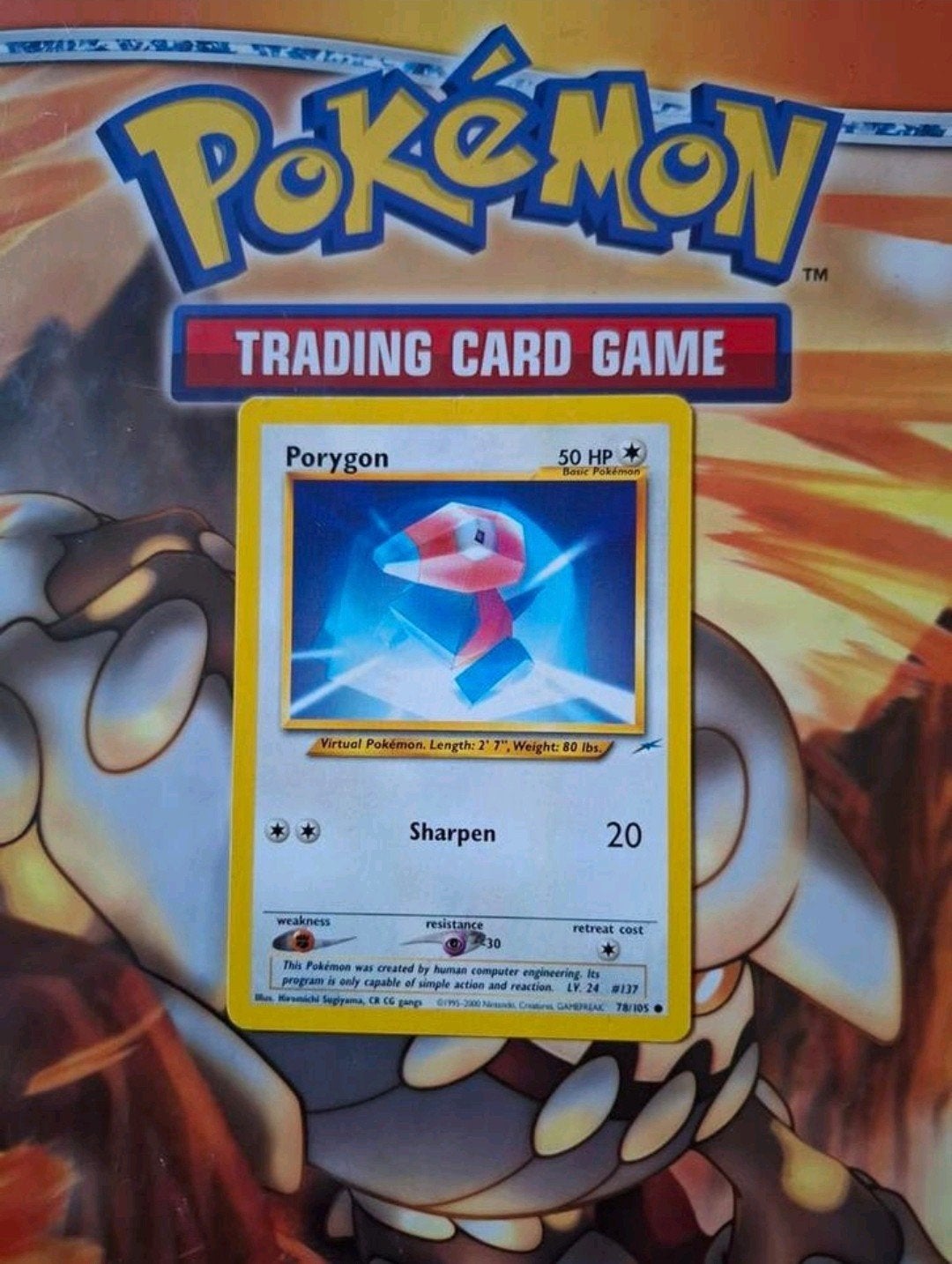Porygon 78/105 Neo Destiny pokemon kaart, Ophalen of Verzenden, Gebruikt, Losse kaart