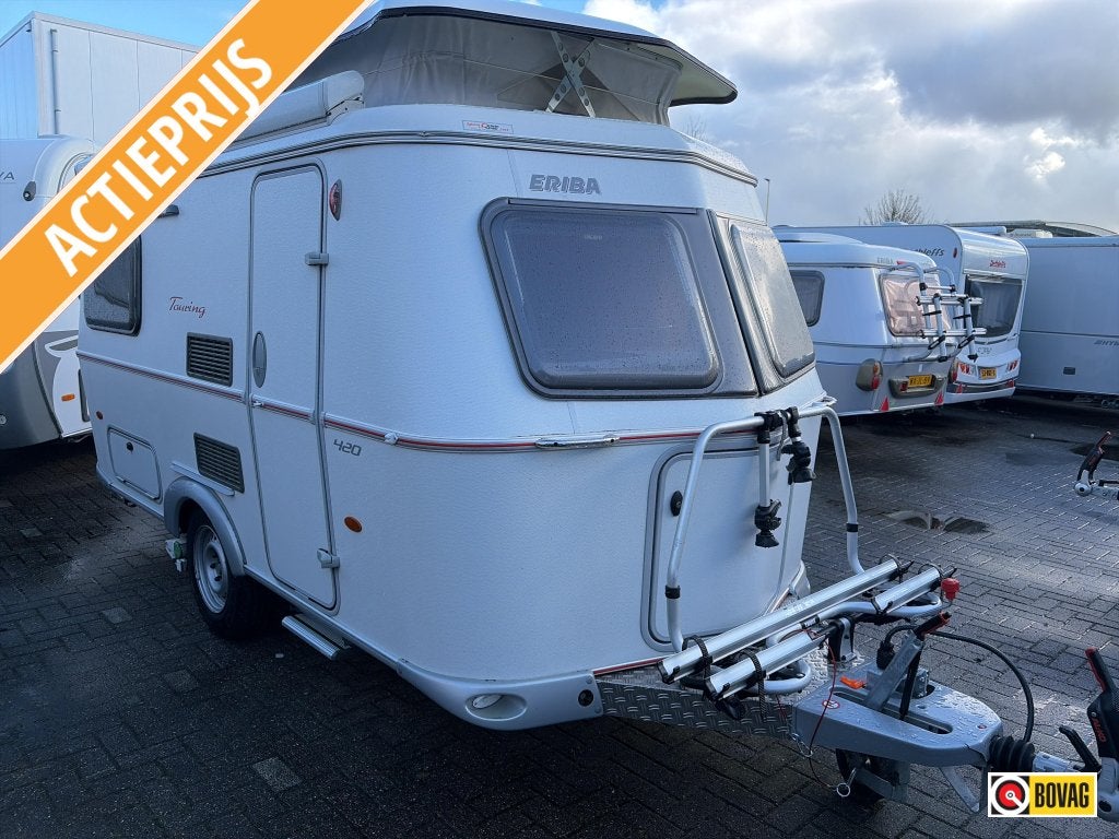 ERIBA Touring Triton 420 | MOVER | LUIFEL | FIETSENDRAGER, Tot en met 2, Bedrijf, 750 - 1000 kg, 4 tot 5 meter