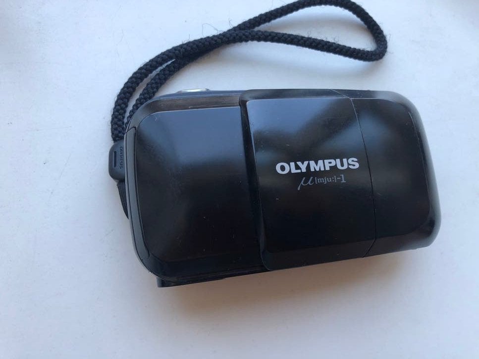 Olympus µ[mju:]-1 Compact Camera - Vintage Analoog, Ophalen of Verzenden, Gebruikt, Compact, Olympus