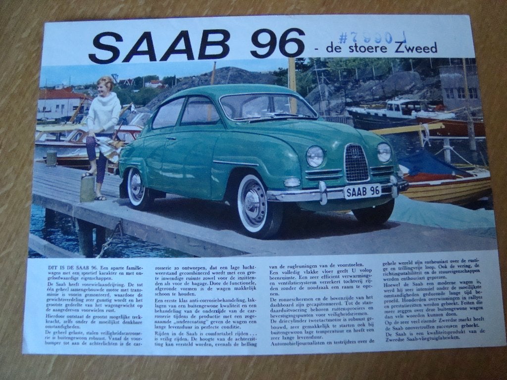 Saab 96, Boeken, Ophalen of Verzenden, Nieuw
