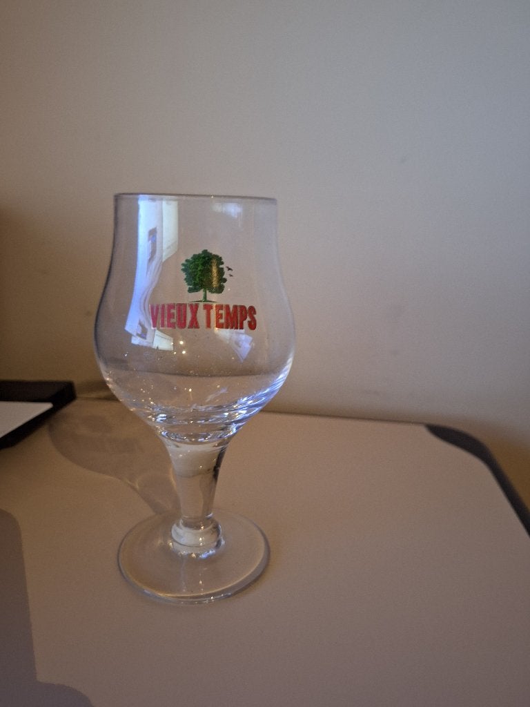 1 bierglas vieux temps, Ophalen of Verzenden, Zo goed als nieuw, Glas of Glazen, Overige merken