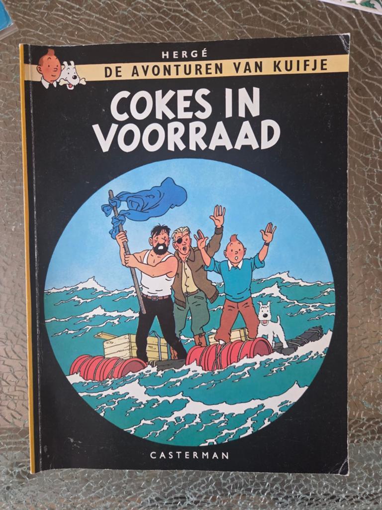 Kuifje: Cokes in Voorraad - Klassiek stripboek van Hergé, Boeken, Stripboeken, Eén stripboek, Ophalen, Gelezen, Hergé