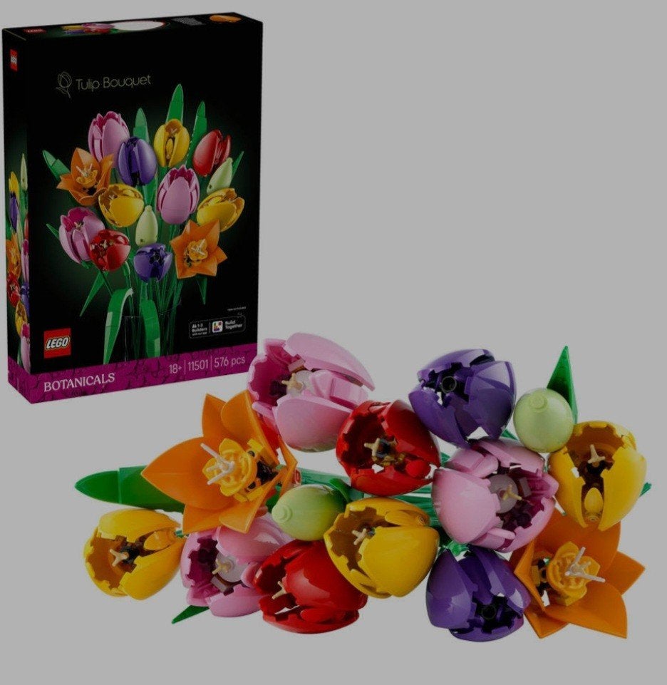 LEGO Botanicals Tulpen Boeket - Nieuw in doos, Ophalen of Verzenden, Zo goed als nieuw