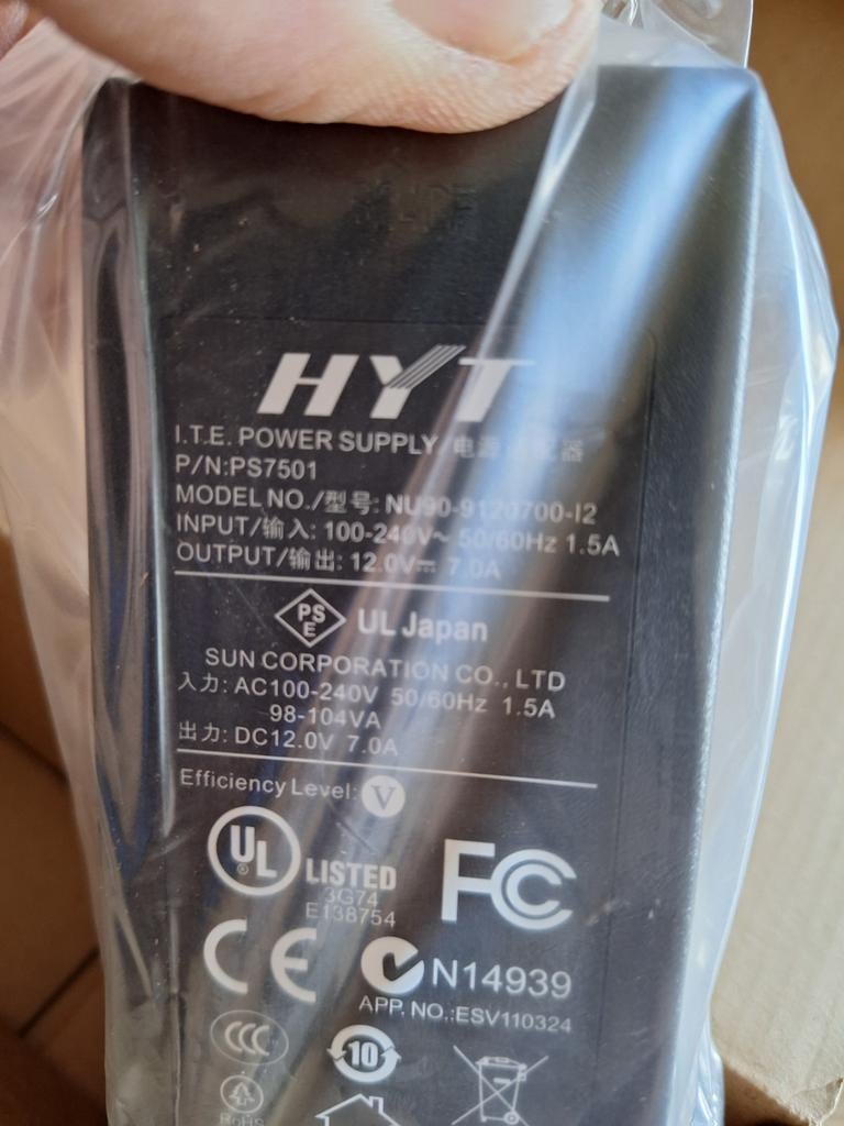 Hyt poweradapter model ps7501, Ophalen of Verzenden