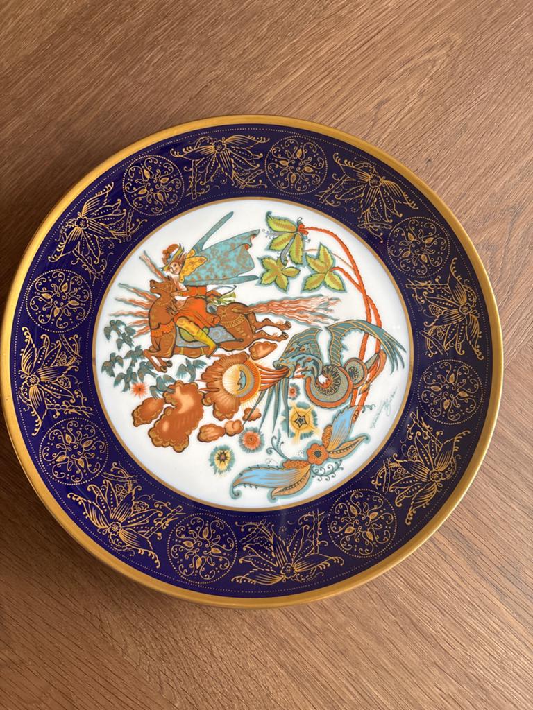 Hutschenreuther Wandborden 'Dschingis Khan' - Set van 3, Ophalen of Verzenden