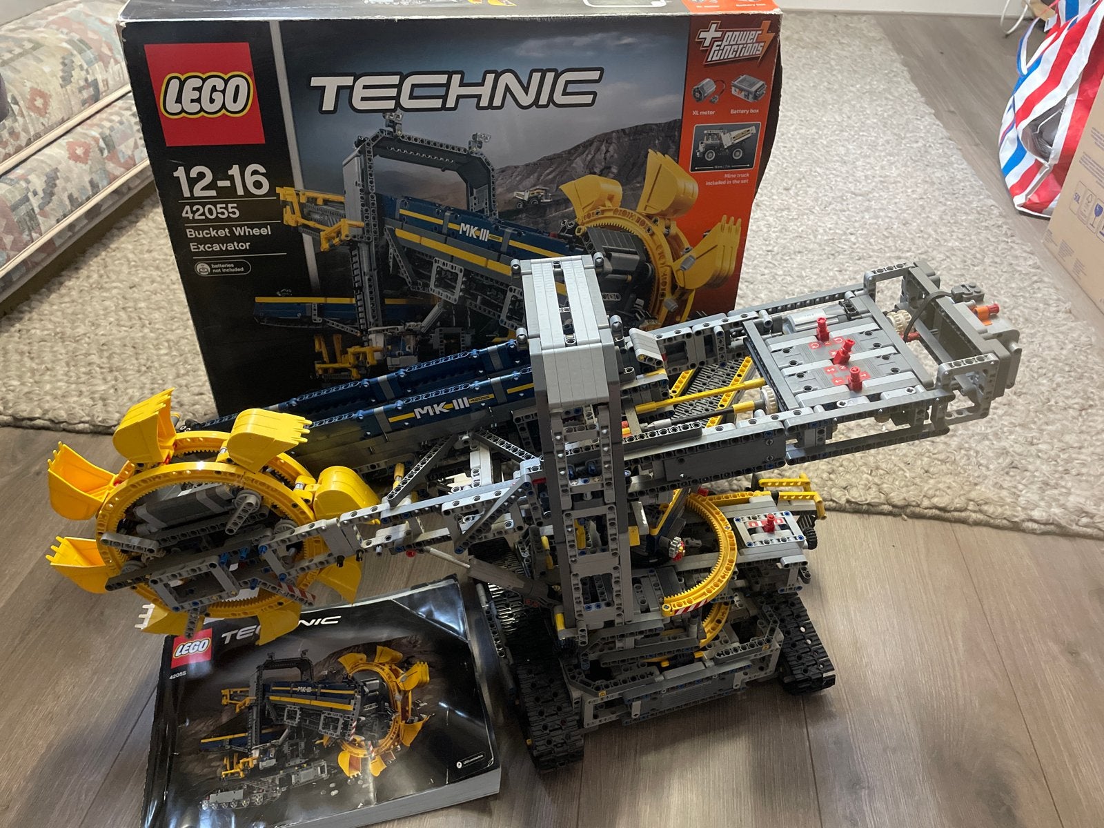 LEGO Technic 42055 Bucket Wheel Graafmachine, Ophalen, Zo goed als nieuw, Overige merken