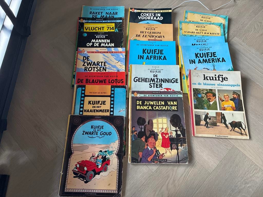 17 Kuifje stripboeken, Boeken, Stripboeken, Meerdere stripboeken, Ophalen, Gelezen