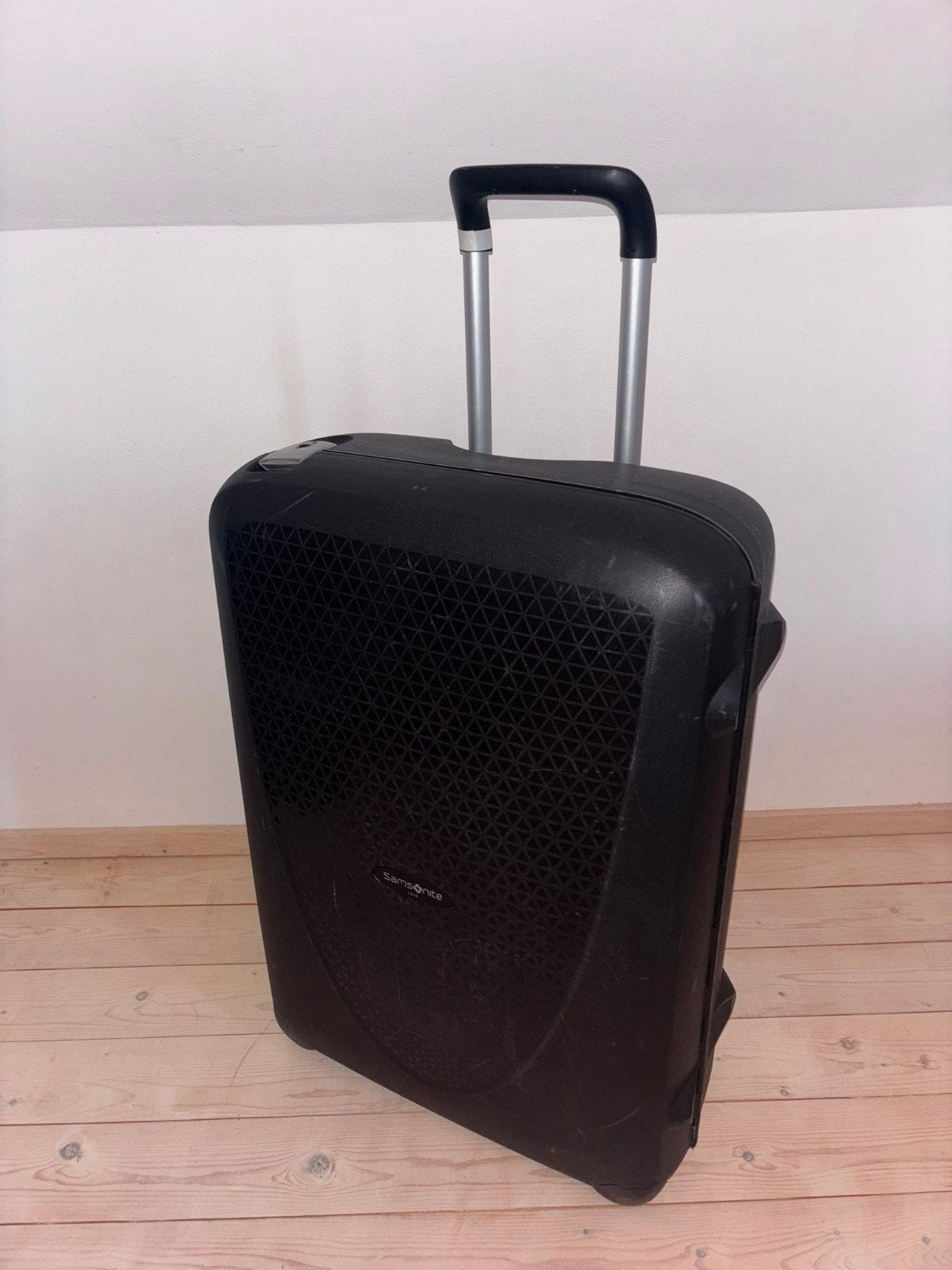 Samsonite koffer - Zwart, Sieraden, Tassen en Uiterlijk, Koffers, Wieltjes, Hard kunststof, 45 tot 55 cm, Ophalen of Verzenden