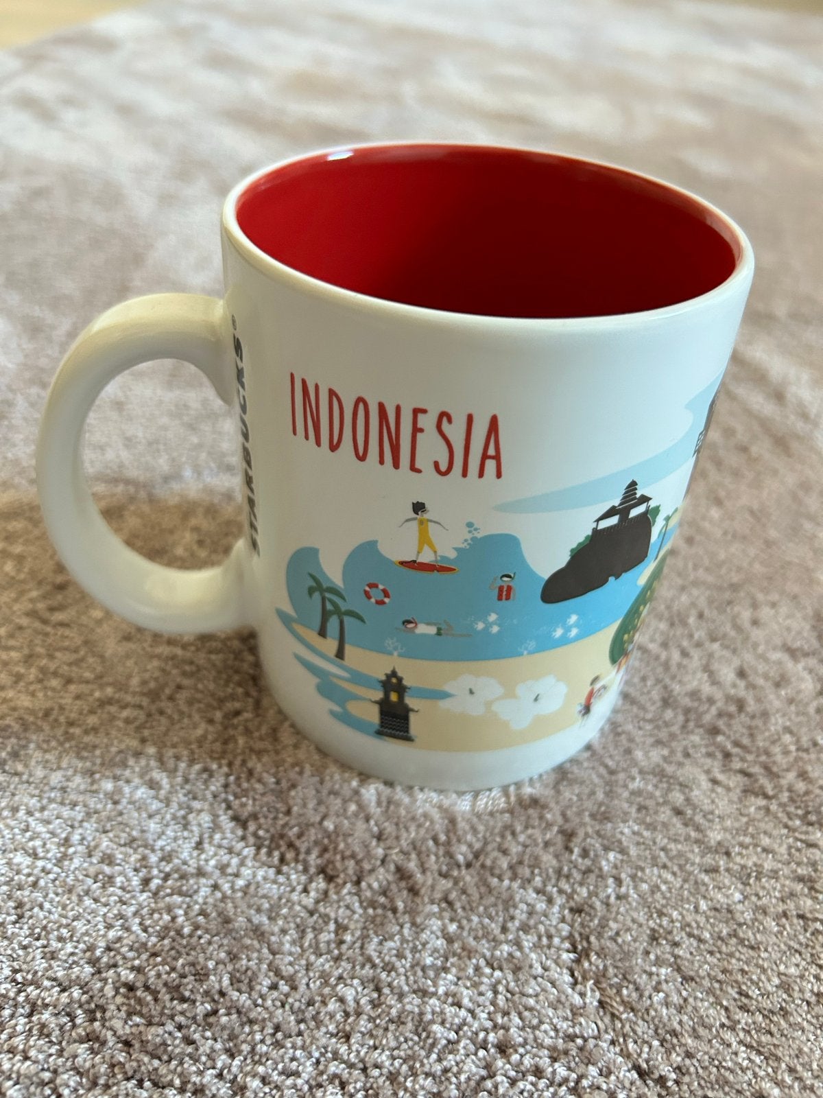 Starbucks Indonesia City Mug - Global Icon Series, Overige typen, Ophalen of Verzenden, Zo goed als nieuw, Steen/keramiek