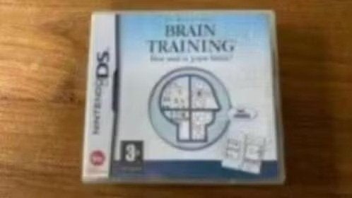 Brain training. Hoe oud is jouw brein .Nintendo ds, Puzzel en Educatief, 1 speler, Ophalen of Verzenden, Zo goed als nieuw