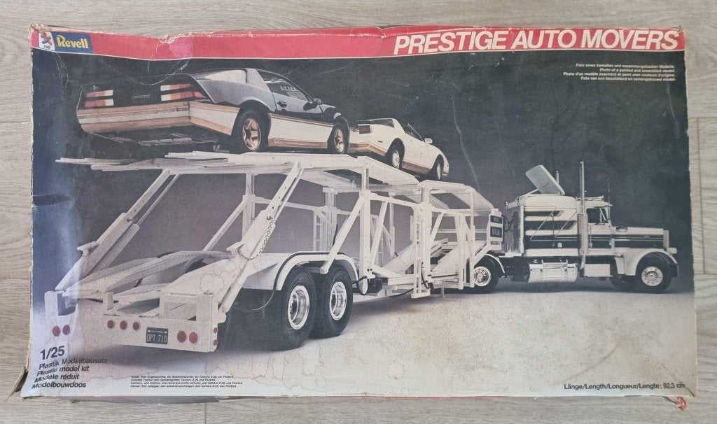 Revell 7434 Prestige Auto Movers 1:25, Hobby en Vrije tijd, Modelbouw | Auto's en Voertuigen, Revell, Groter dan 1:32, Ophalen of Verzenden