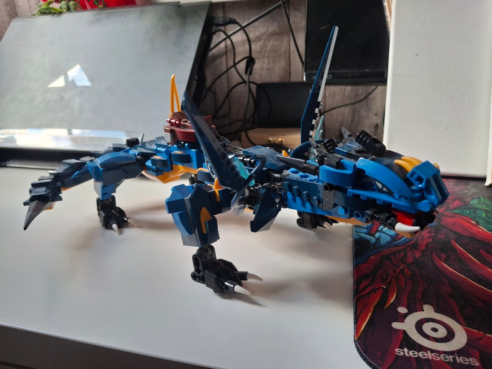 Lego Ninjago Jay's Bliksemdraak en Minifiguren, Gebruikt, Lego, Ophalen of Verzenden, Compleet