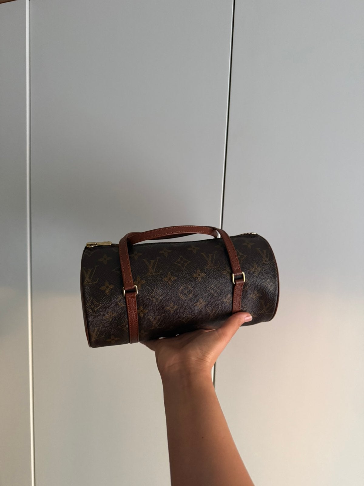 Louis Vuitton Papillon 26, Ophalen of Verzenden, Nieuw, Bruin, Handtas
