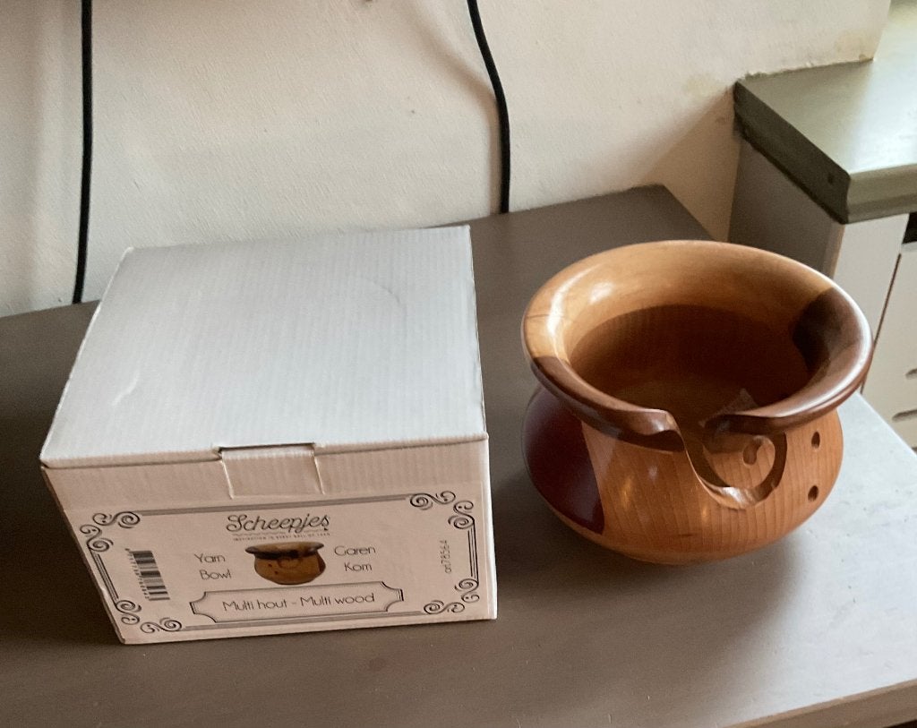 Houten Yarn Bowl, kluwenhouder, Ophalen of Verzenden, Nieuw, Breien of Haken, Overige typen