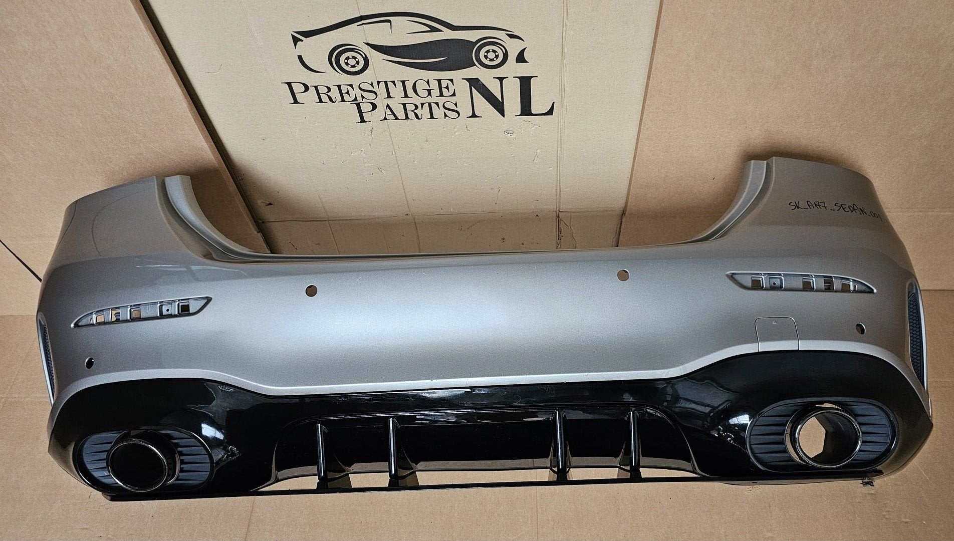 Achterbumper Mercedes A Klasse W177 AMG A35 Sedan 6xPDC V177, Gebruikt, -, -, Ophalen of Verzenden
