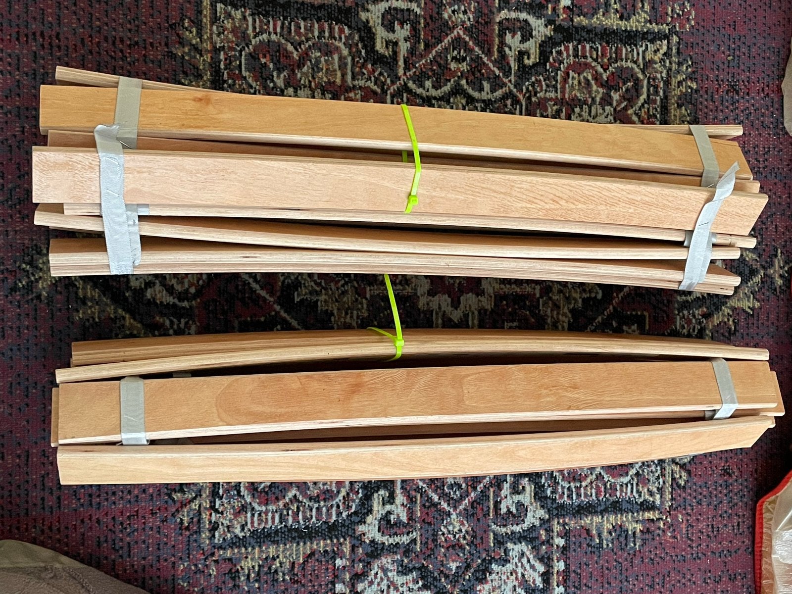Lattenbodems voor bed 140 cm (2x 70x200), Huis en Inrichting, Slaapkamer | Matrassen en Bedbodems, Ophalen, Gebruikt, Tweepersoons