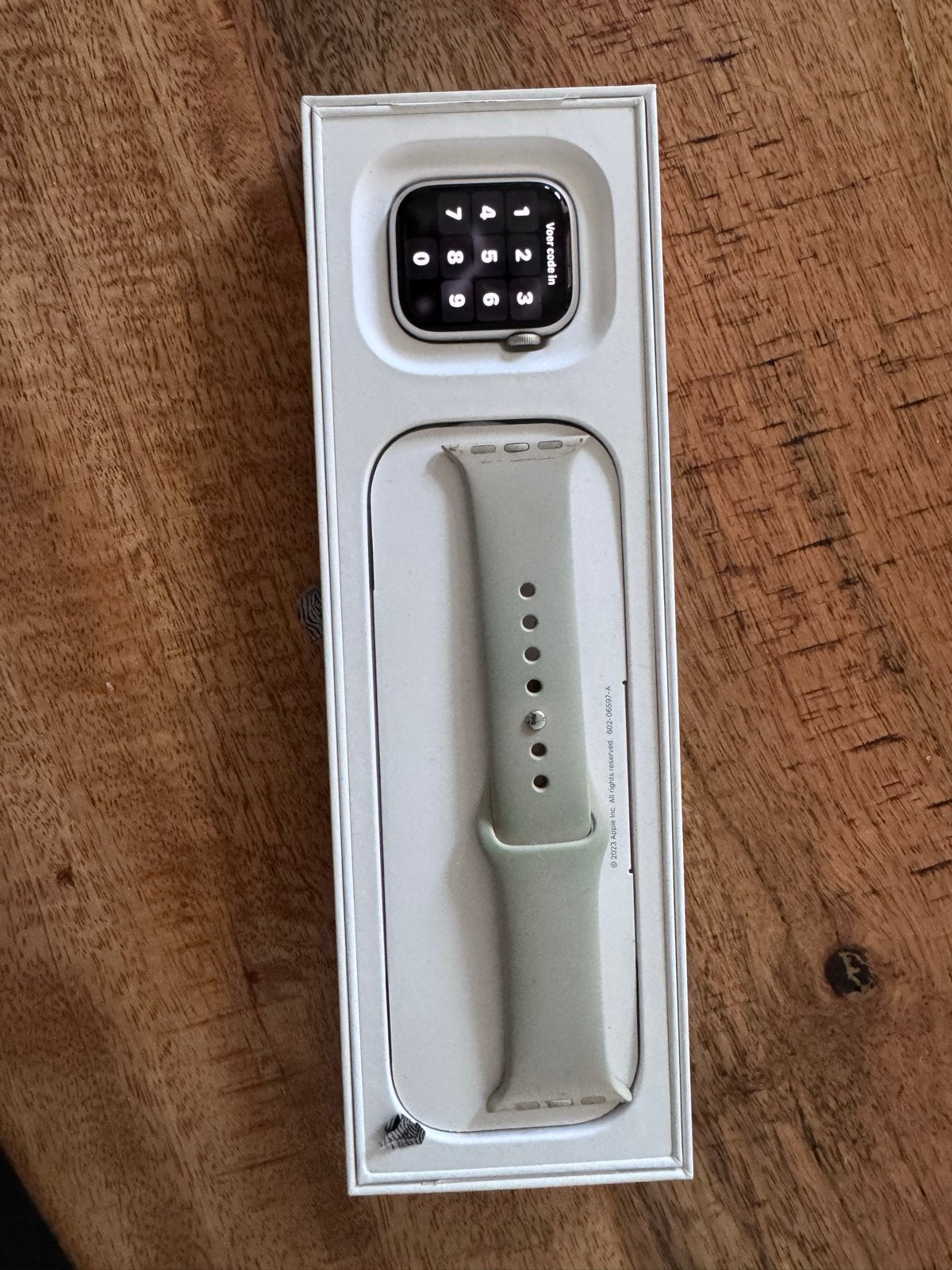 Apple Watch Series 7 (41mm) starlight, Ophalen, Afstand, IOS, Zo goed als nieuw