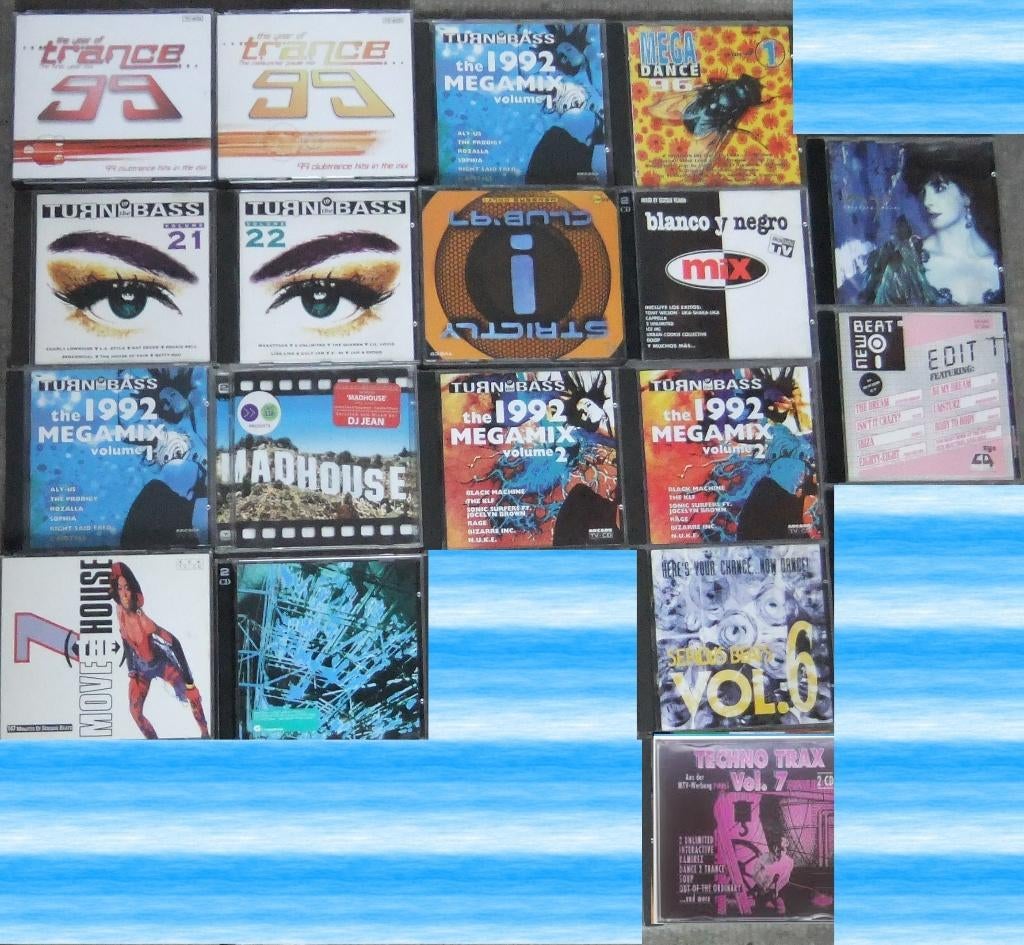 cd's turn up the bass new beat trance serious beats italo, Cd's en Dvd's, Cd's | Dance en House, Ophalen of Verzenden, Gebruikt