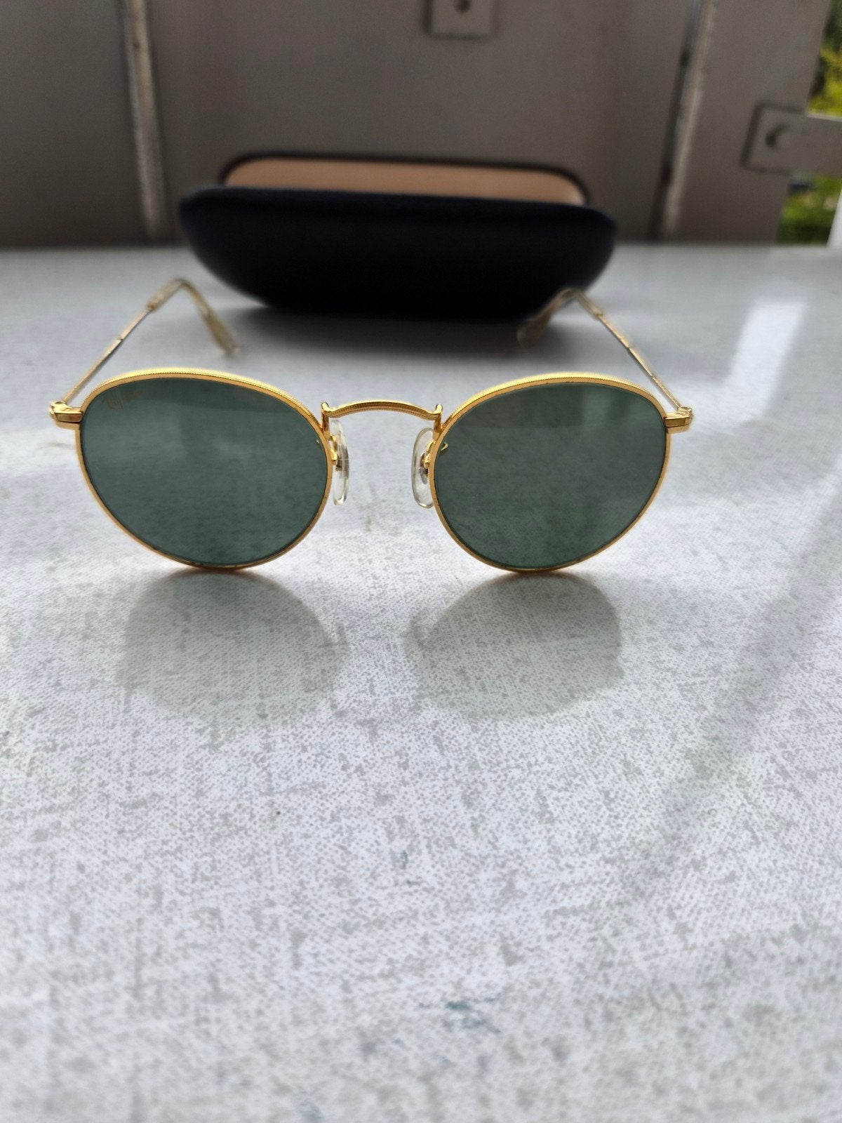 Ray Ban Round Metal W1573 Bausch en lomb USA, Sieraden, Tassen en Uiterlijk, Zonnebrillen en Brillen | Heren, Ophalen of Verzenden