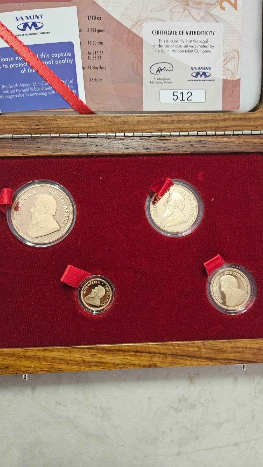 prestige set krugerrand proof, Postzegels en Munten, Ophalen of Verzenden, Goud