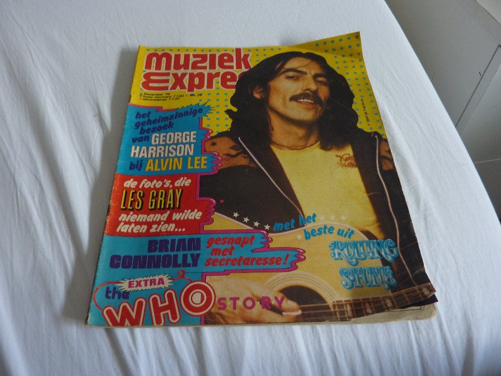 MUZIEK EXPRES 1974-MD-SWEET-WHO-SPARKS-THREE DEGREES-L UNGER, Verzenden, 1960 tot 1980, Tijdschrift