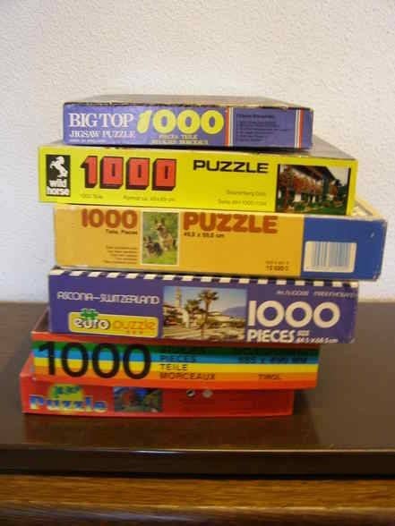 Puzzels van 1000 stukjes, Ophalen of Verzenden, 500 t/m 1500 stukjes, Gebruikt, Legpuzzel