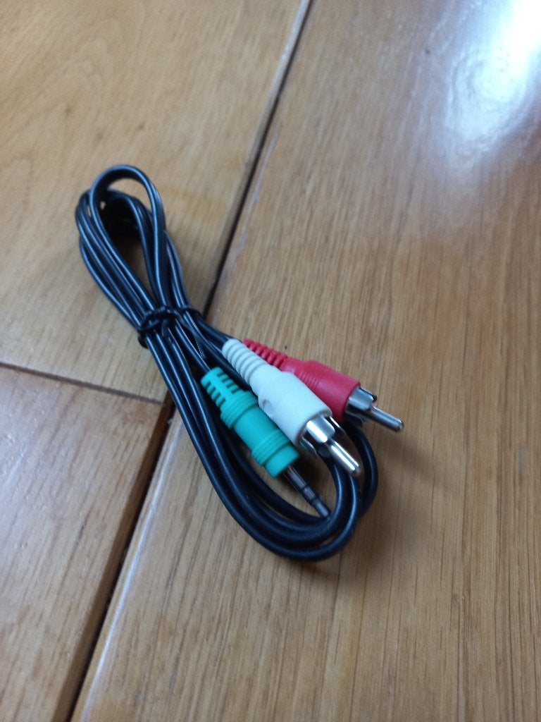 Tulp naar minijack kabel - nieuw, Ophalen of Verzenden, Nieuw, Minder dan 2 meter, Luidsprekerkabel