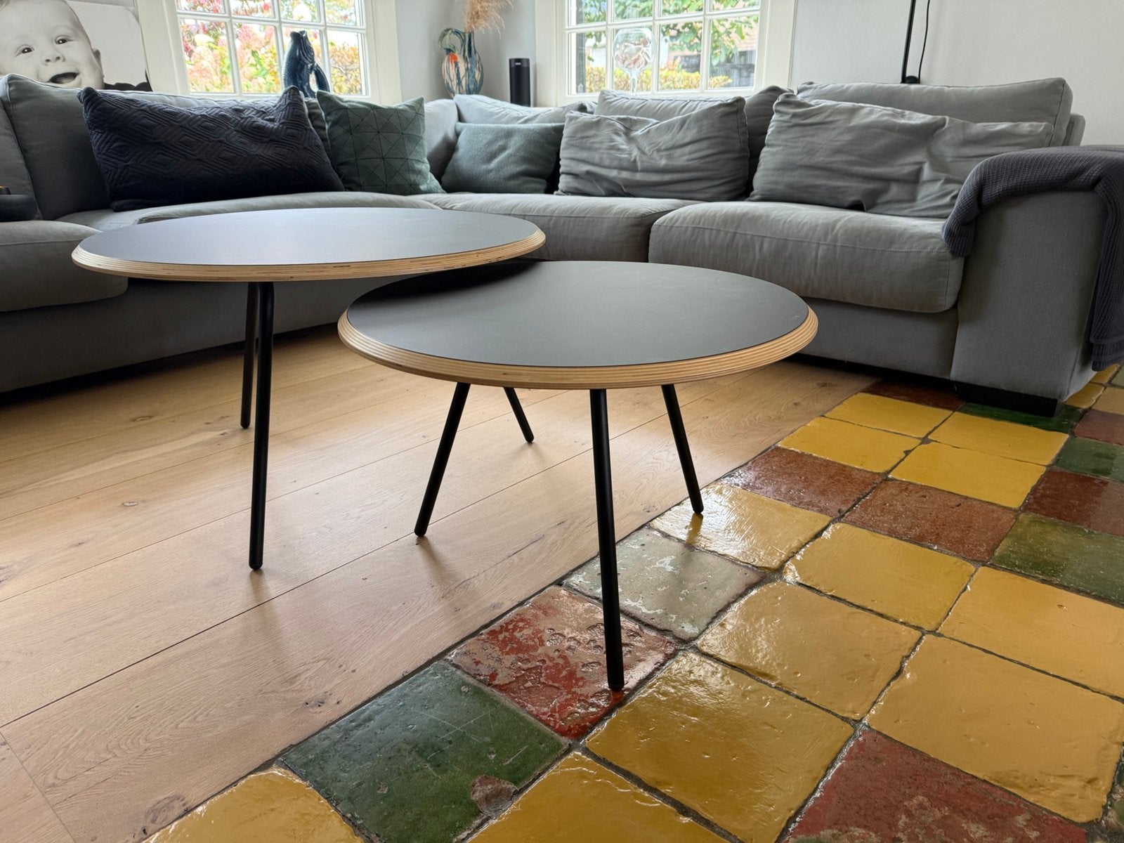 Salontafels, Ophalen, Rond, 50 tot 100 cm, Zo goed als nieuw