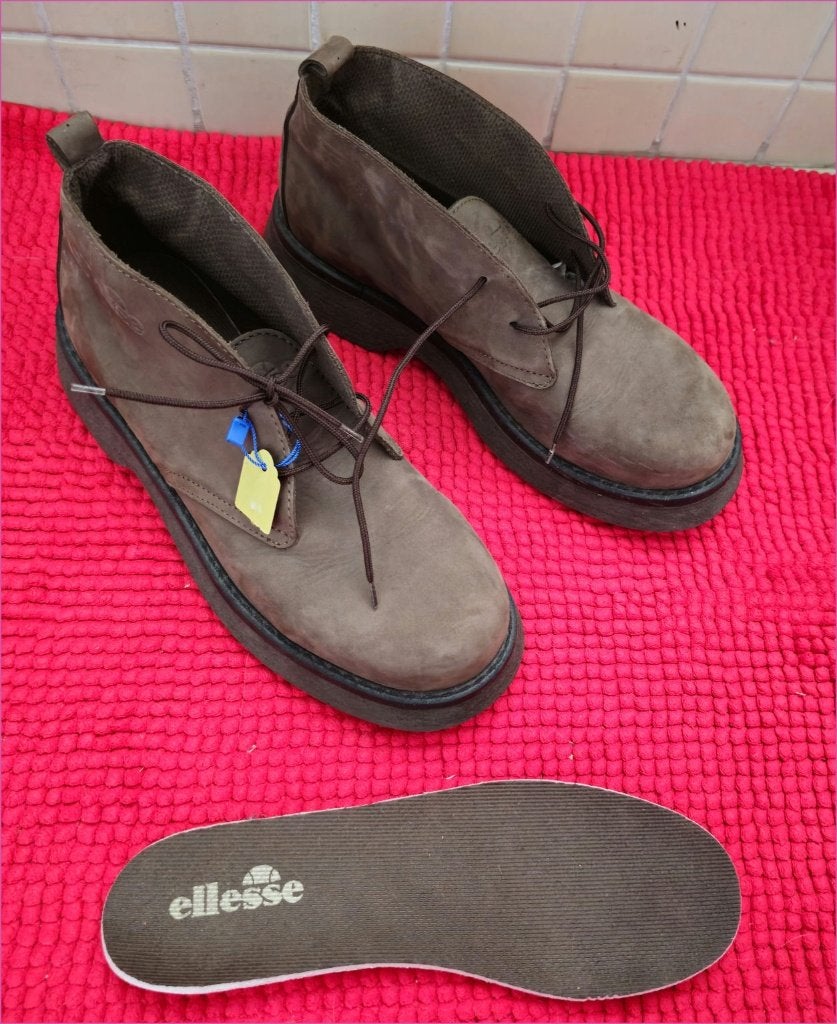 ELLESSE echt leren bruine veterschoenen maat 44 zgan, Kleding | Heren, Schoenen, Bruin, Zo goed als nieuw, Veterschoenen, Ellesse
