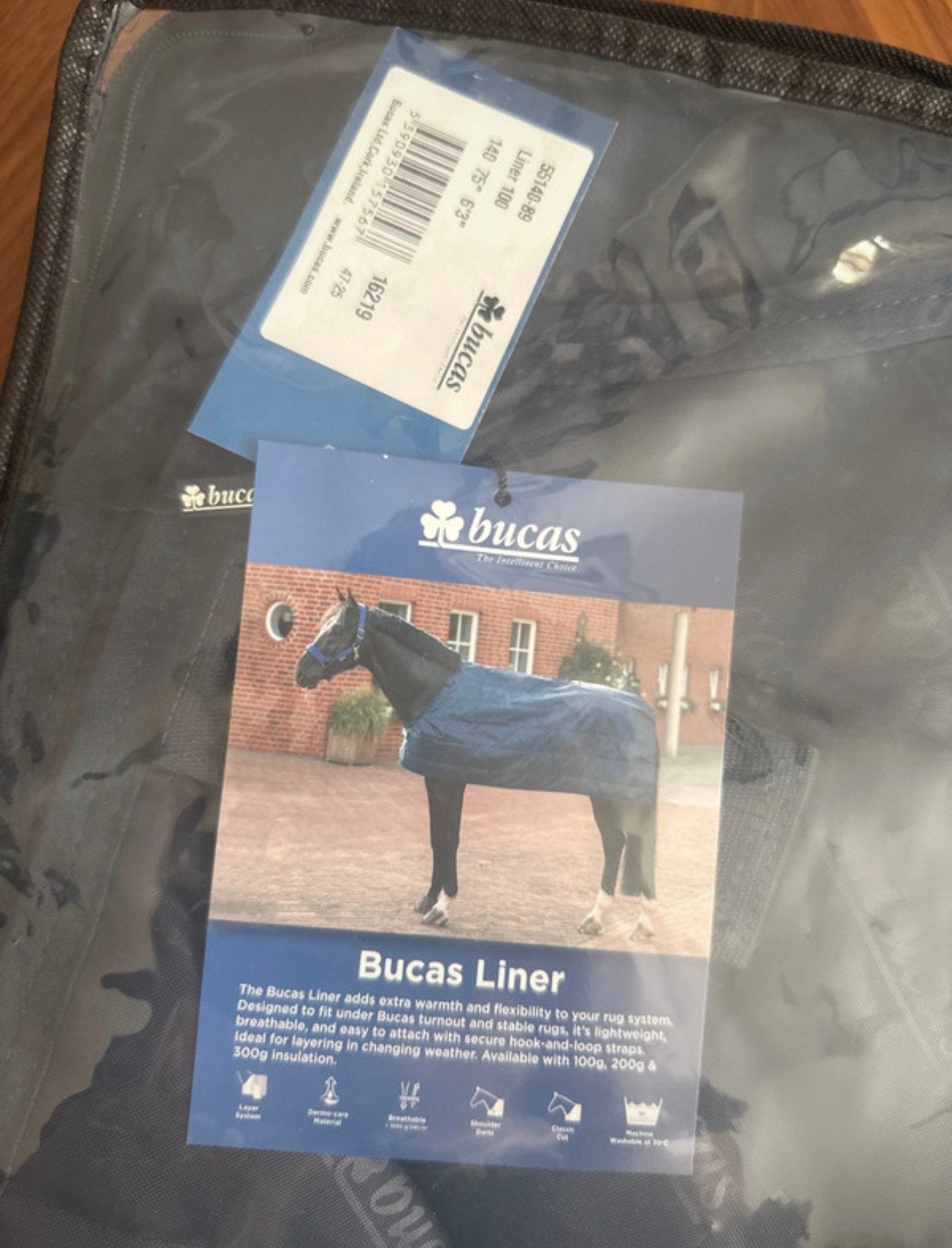 Bucas Liner 100g NIEUW, Dieren en Toebehoren, 100 g, Linersysteem, Nieuw, Ophalen of Verzenden