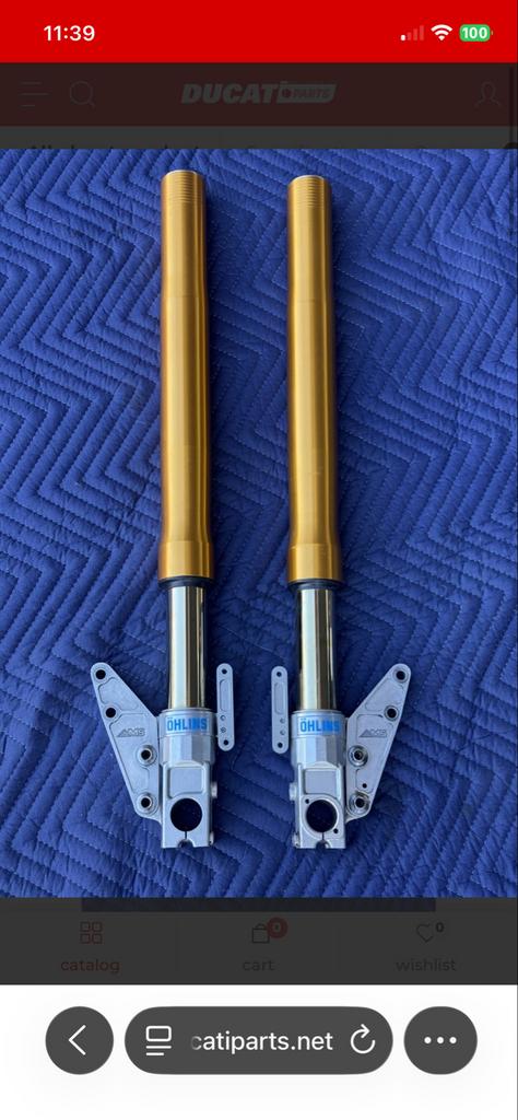 Gezocht showa of Öhlins voorvork Ducati 916 996 998, Ophalen, Gebruikt