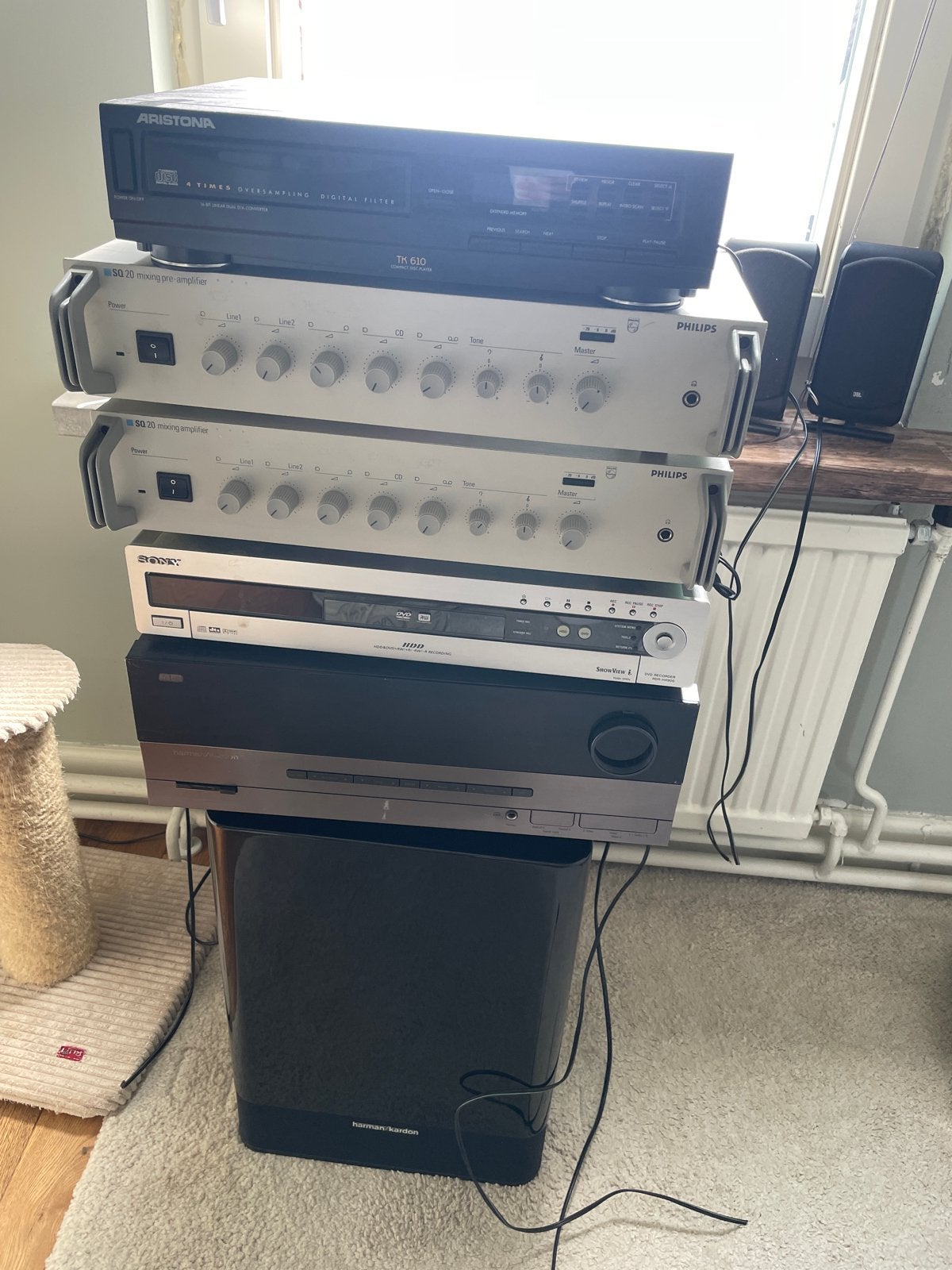 Uitgebreide Home Cinema Set: Philips, Sony, Harman/Kardon, J, Ophalen, Philips, Gebruikt, Losse componenten