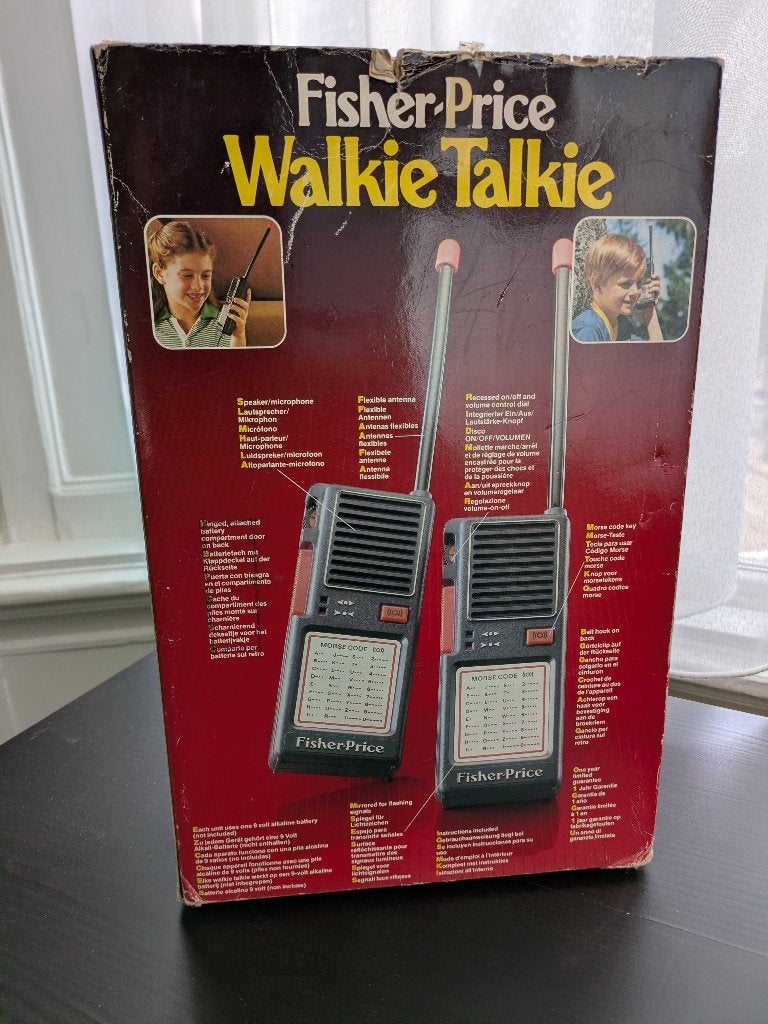 Fisher Price Walkie Talkie, Ophalen, Gebruikt