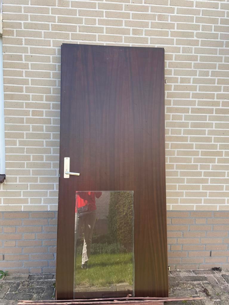 Deur gratis ophalen, Gebruikt, Binnendeur, Ophalen of Verzenden, 200 tot 215 cm
