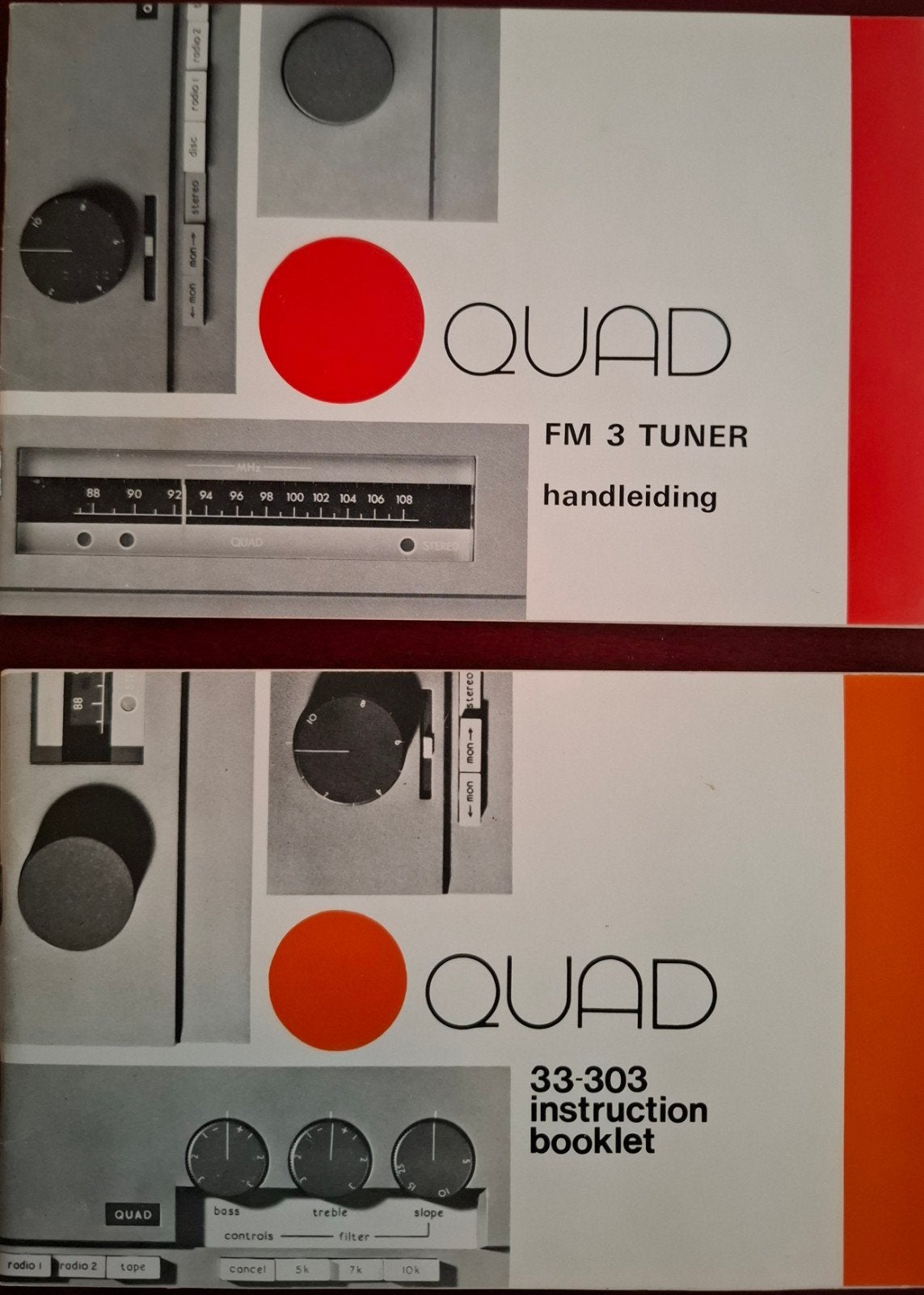 Quad installatie. Radio, tuner versterker. Incl.  handlei, Ophalen