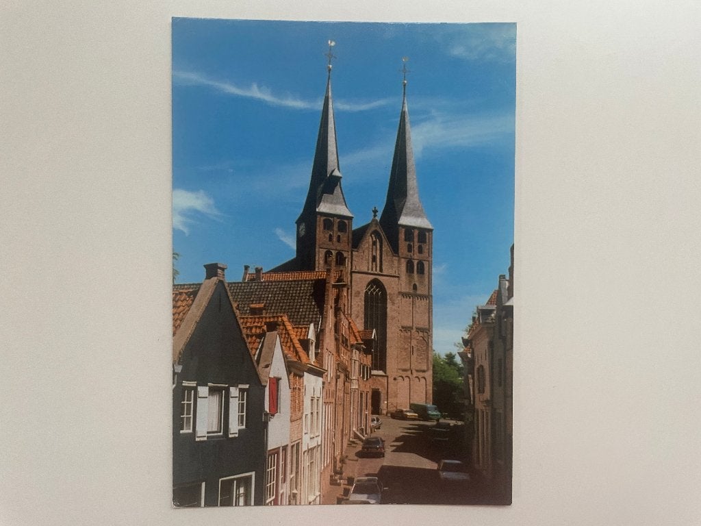 D236 Ansichtkaart Deventer : Bergkerk, Ophalen of Verzenden, 1980 tot heden, Ongelopen, Overijssel