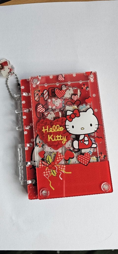 rode hello kitty a7 shaker acrylic notebook, Diversen, Ophalen of Verzenden, Uitwisbaar, Nieuw, A7