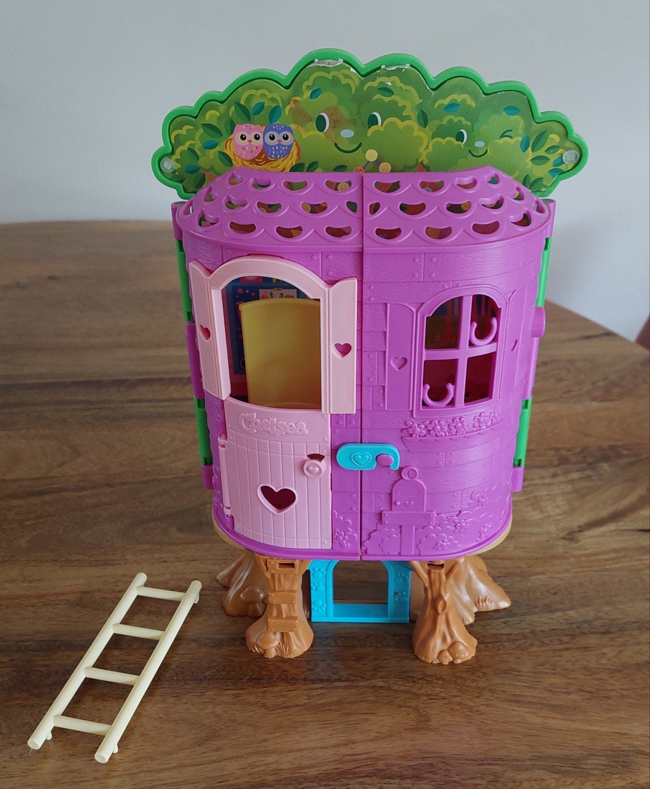 Barbie Chelsea inklapbare boomhut / boomhuis, Mattel 2017, Ophalen of Verzenden, Gebruikt, Barbie
