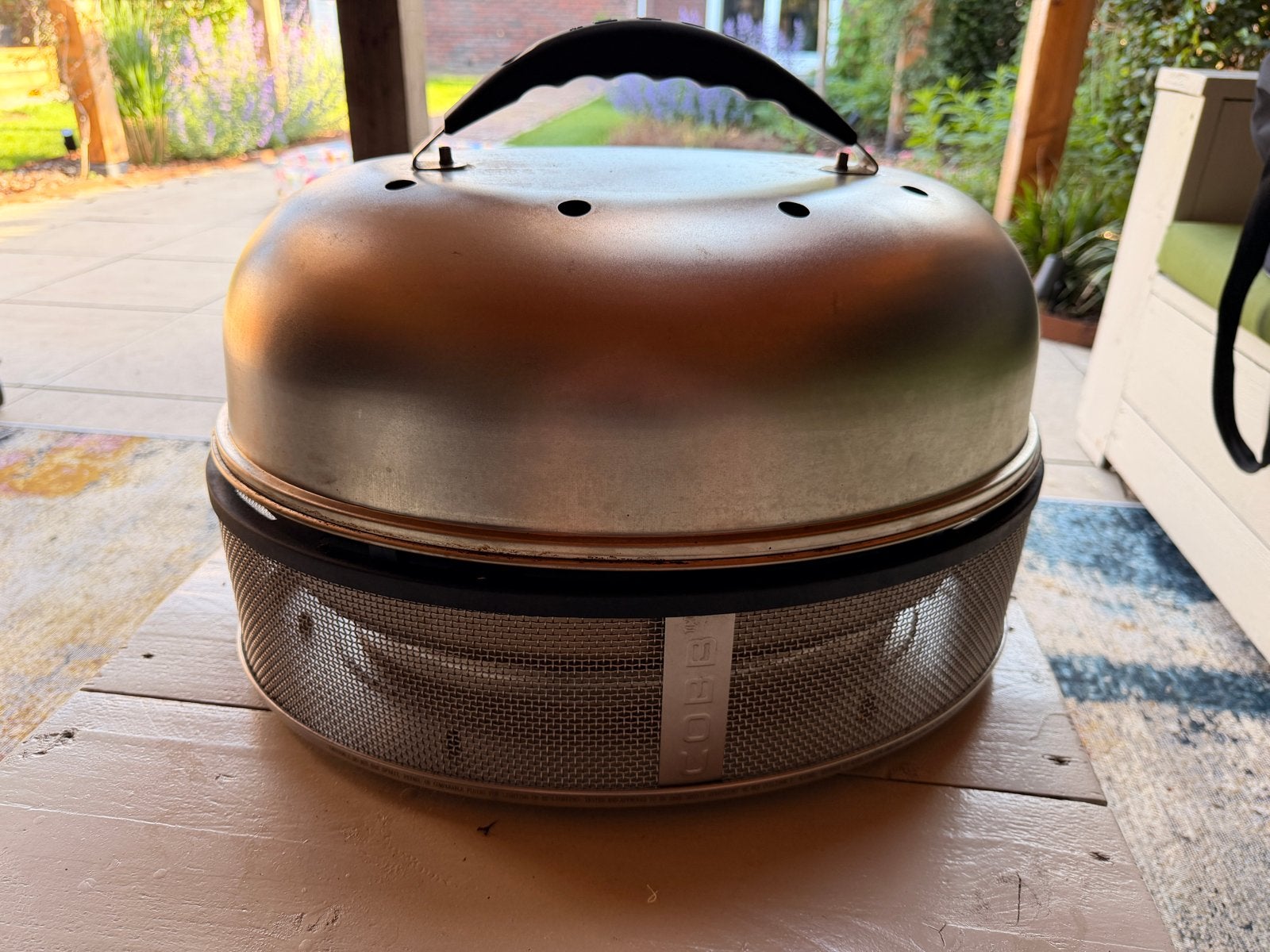 Cobb Supreme houtskool BBQ inclusief opbergtas, Tuin en Terras, Ophalen, Gebruikt