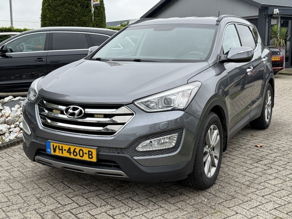Hyundai Santa Fe 2.2 CRDI 2014 Grijs Kenteken Bedrijfsauto T, Auto's, Euro 5, Gebruikt, Bedrijf, 2 stoelen