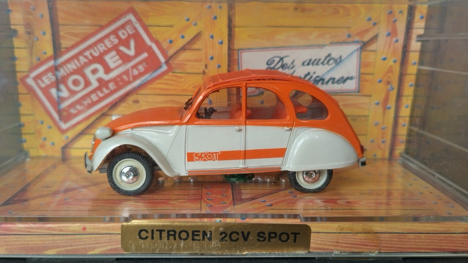 Citroen 2cv Spot 1:43 Norev Pol, Auto, Verzenden, ., Nieuw