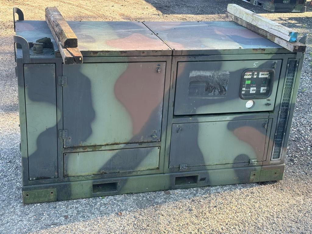 DEFECT!! 22,5 KVA aggregaat Hatz 4 cilinder diesel generator, Doe-het-zelf en Verbouw, Aggregaten, Ophalen, Gebruikt, Dieselolie