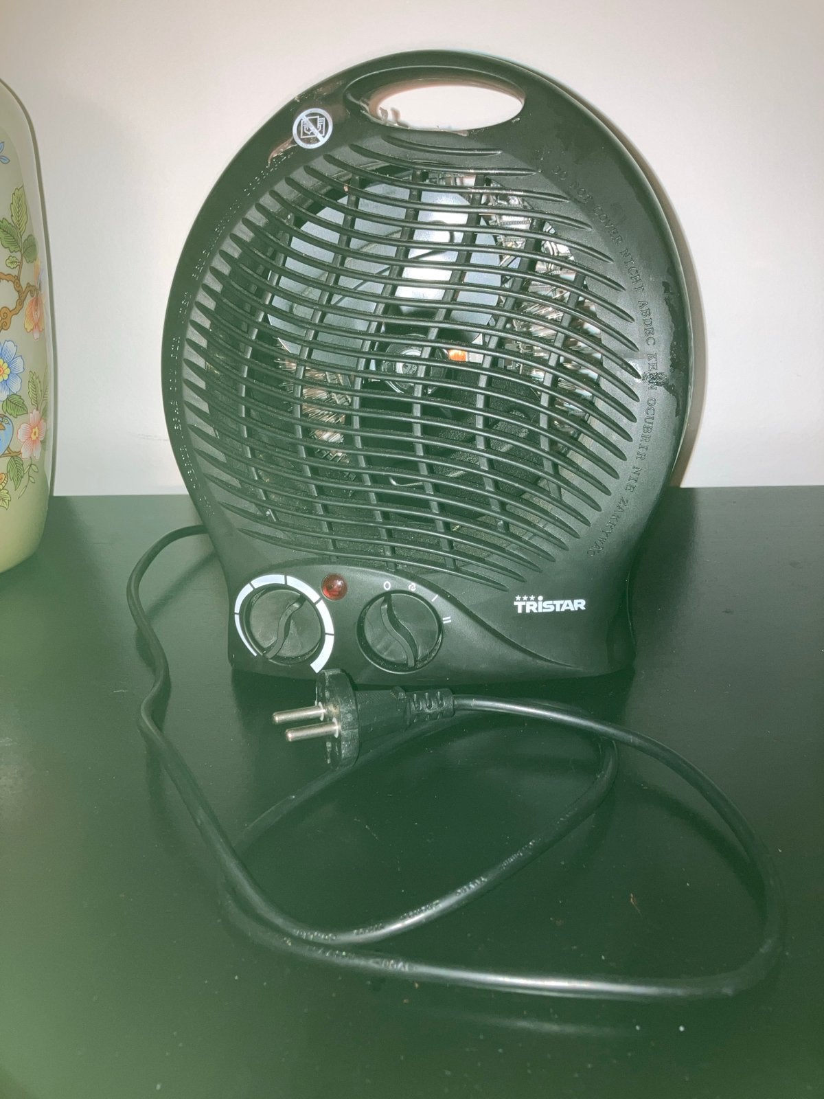 Tristar kachelventilator - Compact en krachtig, Ophalen of Verzenden, Gebruikt, Tafelventilator