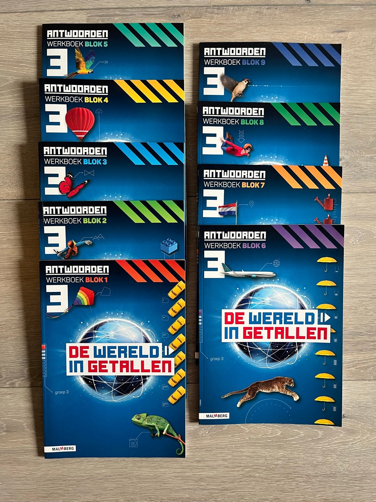Wereld in getallen antwoordboeken rekenen groep 3 t/m 8, Boeken, Ophalen of Verzenden, Zo goed als nieuw, Overige niveaus, Overige vakken