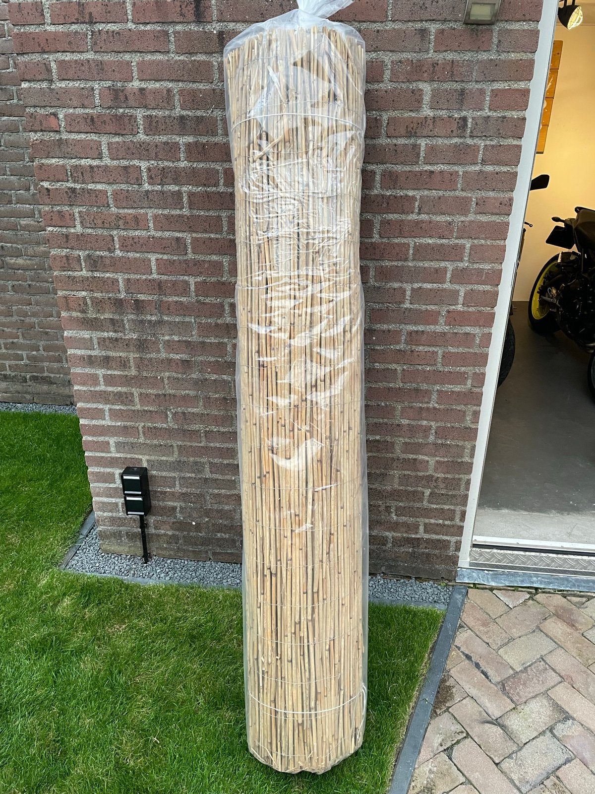 Nieuwe rieten tuinafscheiding/schuttingrol 180x600, Ophalen, Overige materialen, Nieuw, 200 cm of meer