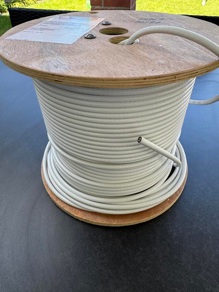Coax kabel rol 200m, ca. 170m over, Ophalen of Verzenden, Gebruikt, 10 meter of meer, Coaxiale kabel